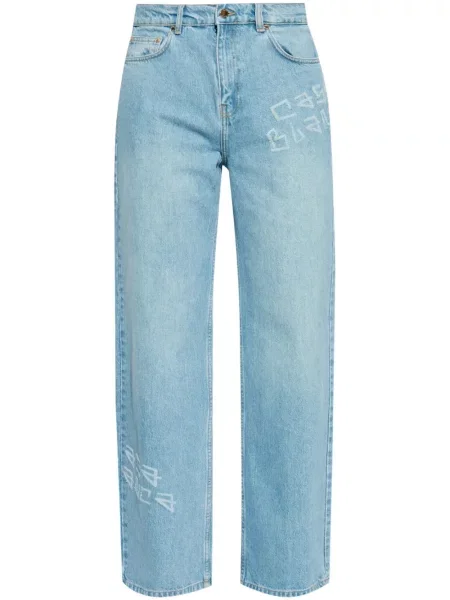 Traperice širokih nogavica Casablanca plava