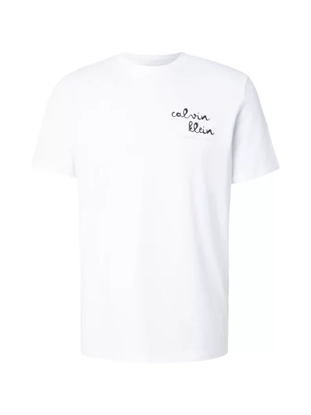 Calvin Klein Jeans Tricou negru alb