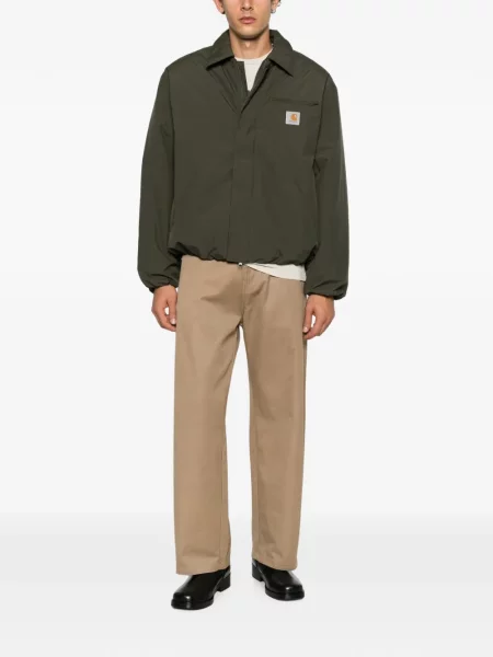 Geacă Carhartt Wip cu autograf verde