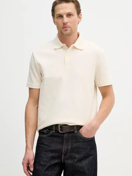 Guess tricou polo bej