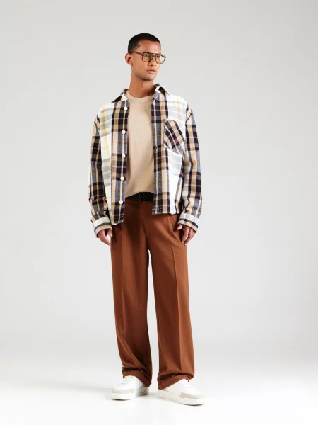 JOOP! Jeans Tričko 15 Hnedá Modern Fit béžová