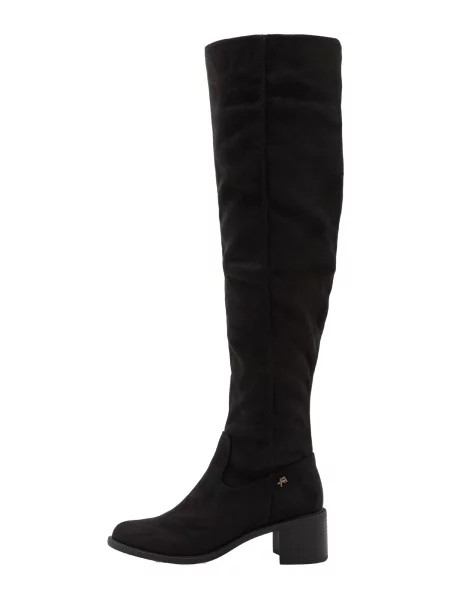 Anna Field Cizme peste genunchi negru