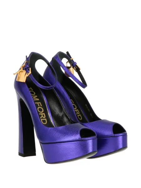 Sandale Tom Ford cu platformă violet