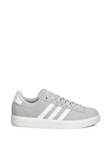Pantaloni sport Adidas din piele de căprioară cu imagine cu model zebră verde