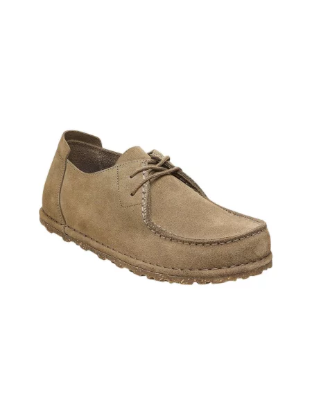 Mocasini Birkenstock din dantelă gri