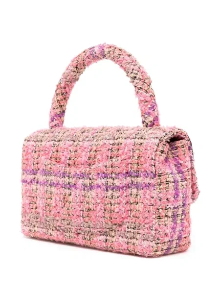 Tvídový top Chanel Pre-owned růžový