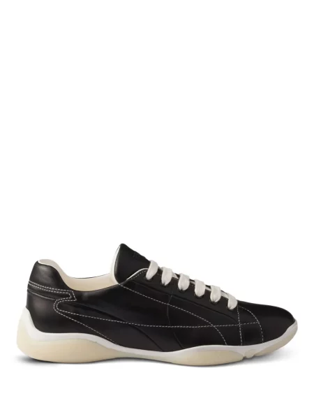 Sneakerși Prada din piele negru