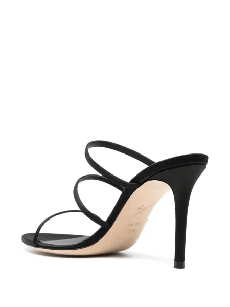 Sandale Giuseppe Zanotti din satin negru