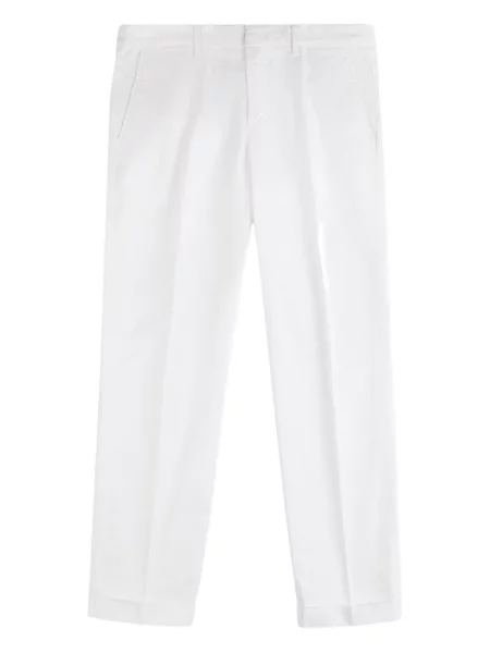 Pantaloni Fay clasici alb