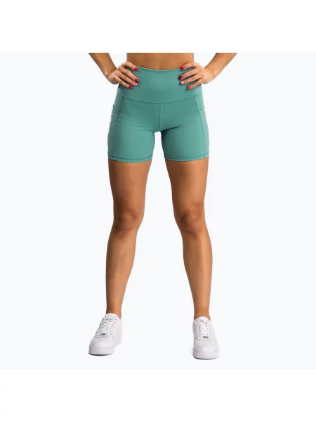 Šortky Venum Essential Bike Shorts aqua green zelené