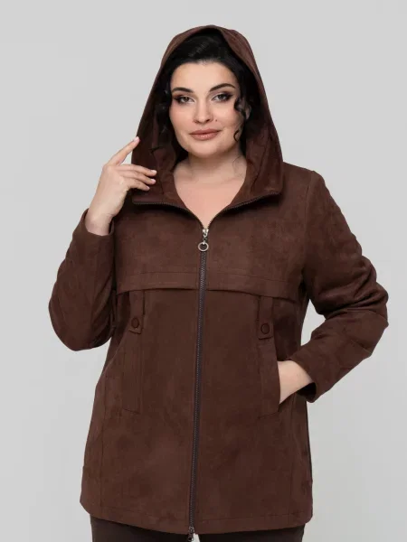 Демісезонна куртка All Posa коричневий
