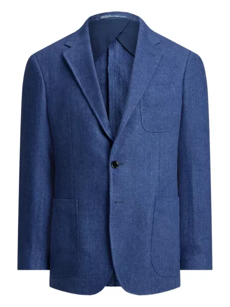 Ριγέ δερμάτινος κάλτσες Polo Ralph Lauren με κορδόνι μαύρο