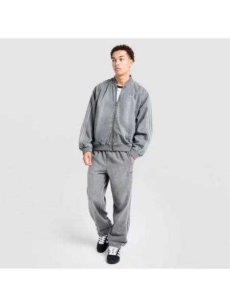 Bunda adidas SST Adicolor Loose Denim Jacket Light Denim L šedá