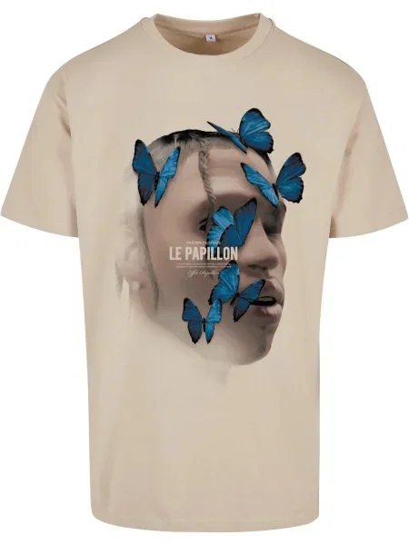 MT Upscale Póló Le Papillon homok / kék / barna / fekete