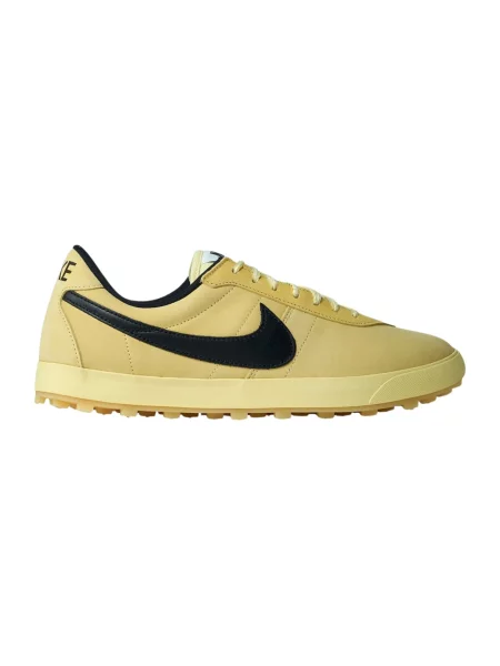Sneakersy Nike z logo żółte