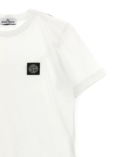 Koszulka dziecięca Stone Island biała