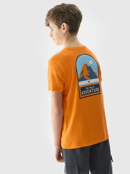 Tricou copii 4f portocaliu