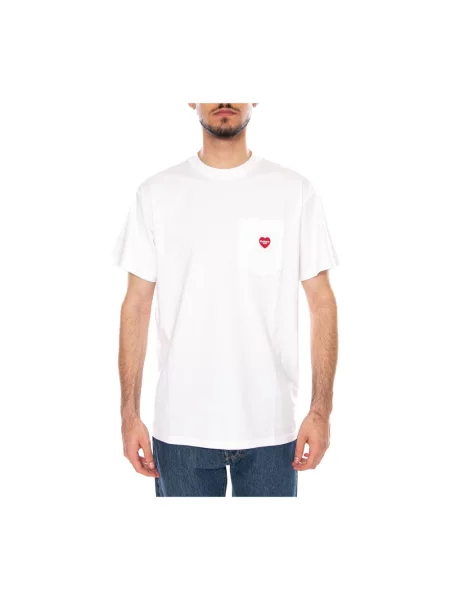 Carhartt WIP S/S Pocket Heart T-Shirt Mężczyźni Koszulki Carhartt WIP Size: XL biały
