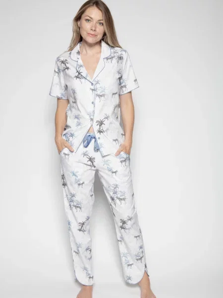 Піжама CYBERJAMMIES Molly бавовна/модал білий