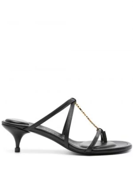 Papuci tip mules Jacquemus negru