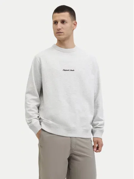 Jack&Jones Μπλούζα Norrebro Γκρι λευκό