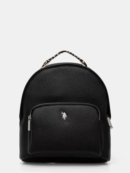 U.S. Polo Assn. plecak miejski z imitacji skóry MANSION czarny