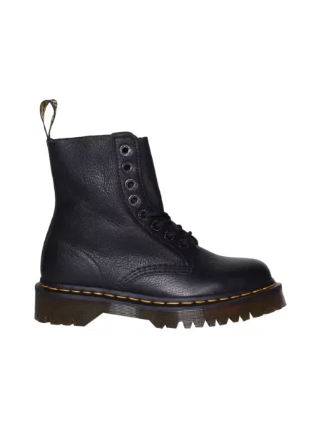 Botki Dr. Martens sznurowane skórzane czarne