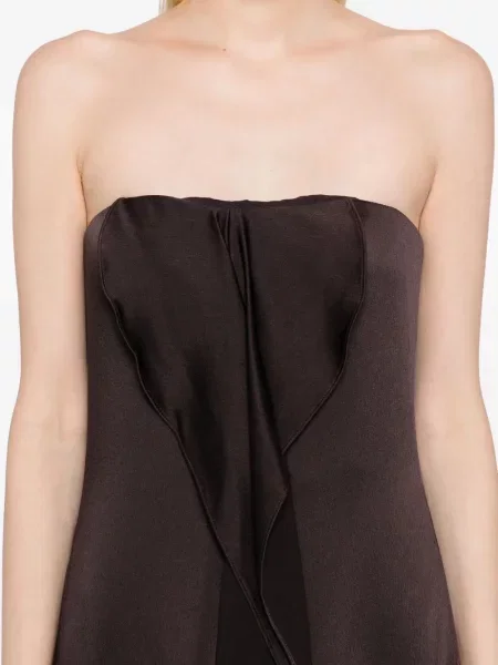 Rochie Amsale de costum maro