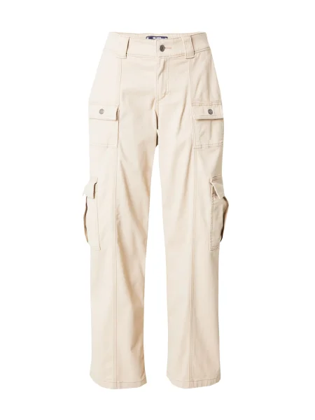 HOLLISTER Cargo nadrágok bézs