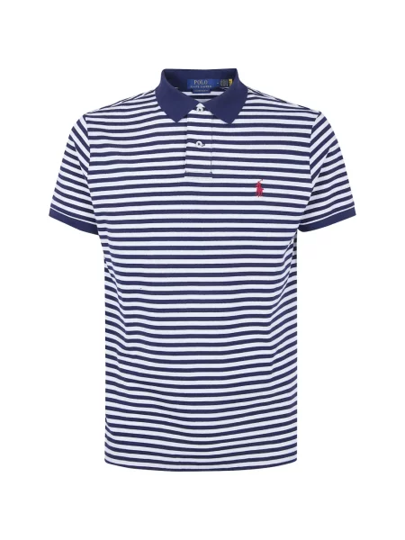 Polo Polo Ralph Lauren scurt cu autograf cu dungi verde