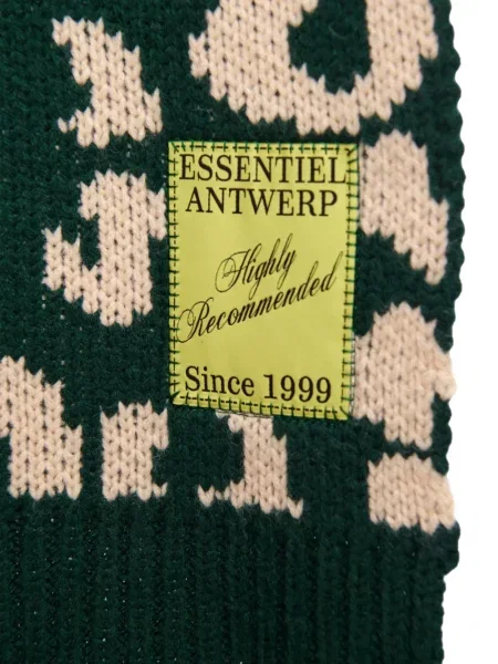 Fular Essentiel Antwerp tricotate verde