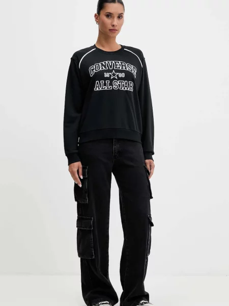 Converse bluza z aplikacją czarny