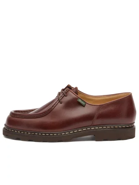 Derby Paraboot skórzany brązowy