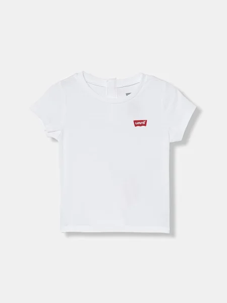 Levi's Kojenecké tričko BATWING CHEST HIT TEE bílé