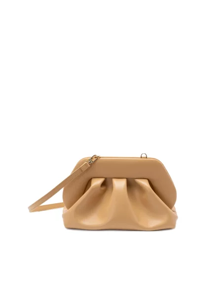 Kopertówka Themoirè z falbankami beżowa