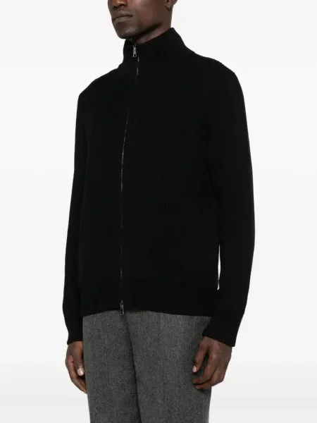 Cardigan Roberto Collina de lână negru