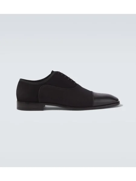 Oxford Christian Louboutin din piele negru