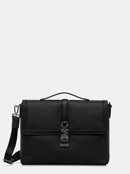 Usnjena torba Michael Kors črna