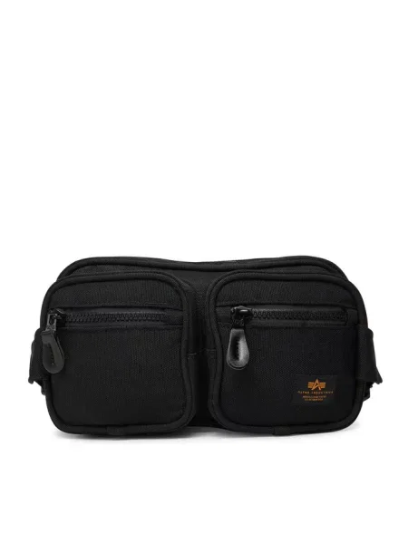 Alpha Industries saszetka Label Waist Bag czarna