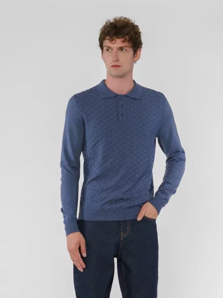 Поло Arber синее