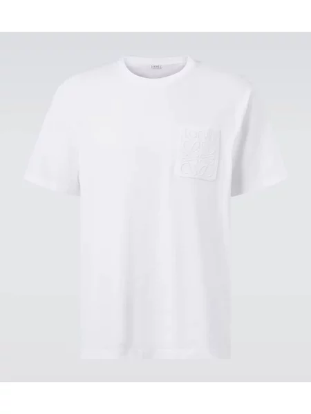 Tricou Loewe din jerseu alb