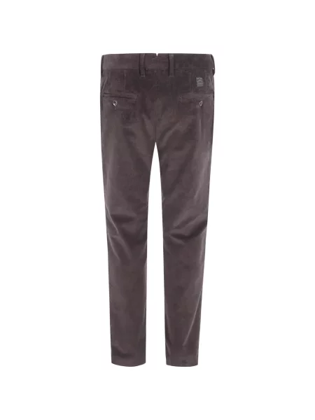 Pantaloni Incotex de catifea cord maro