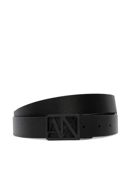 Öves megfordítható öv Armani Exchange fekete