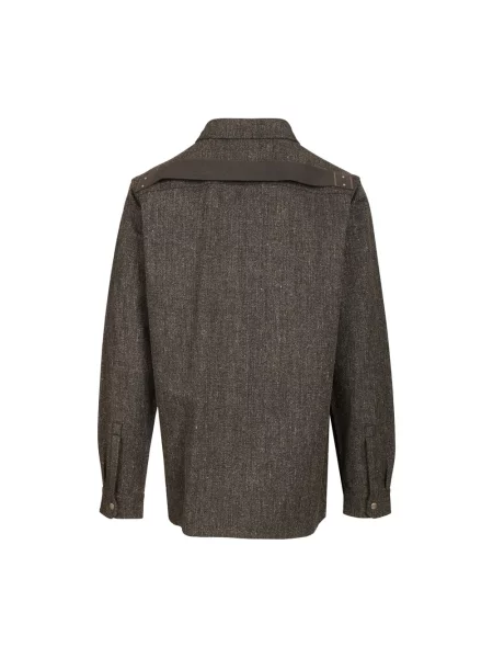 Kurtka Rick Owens wełniana szara