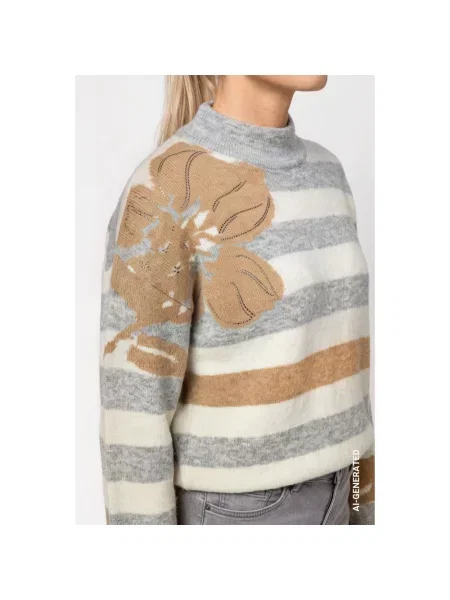 Dzianinowy sweter Monari elegancki