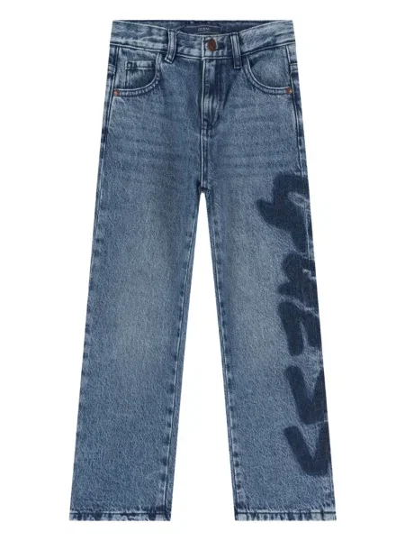 Jeansy dziecięce Guess niebieskie