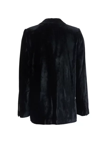 Geacă Semicouture de catifea negru