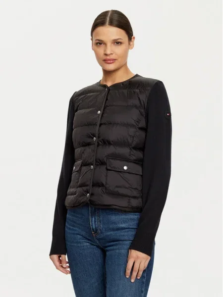 Tommy Hilfiger Geacă din puf negru