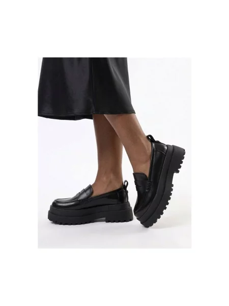 Pantofi loafer Buffalo negru