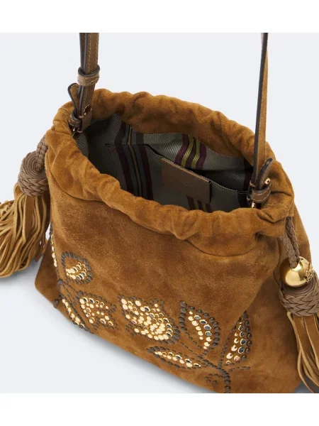 Crossbody kabelka Etro hnedá